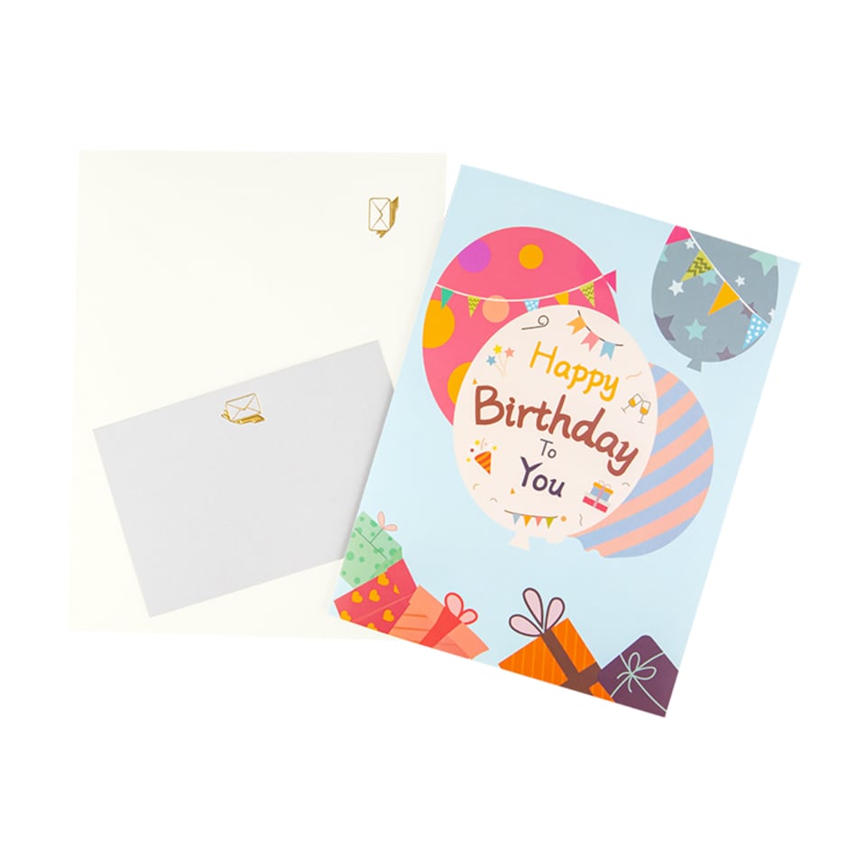image 1 of Balloon Bliss Sprinkle Joy 3D Pop Up Birthday Card