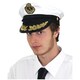 image 6 of Pack of 12 Satin Captains Hat White | One Size