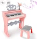 image 1 of Piano Toy 25 Keys Music Toy Instruments with Microphone Piano Keyboard Toy