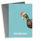 image 1 of Funny Peeking Duck Christmas Card
