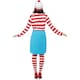 image 3 of Wheres Wally? Womens/Ladies Wenda Costume Set - White/Red/Blue - S S