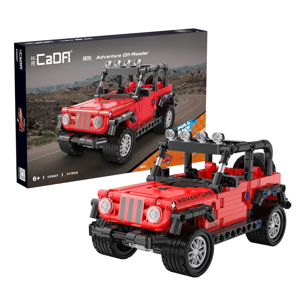 image 1 of Cada Adventure Off-Roader Construction Toy Pull Back Scale 1:18