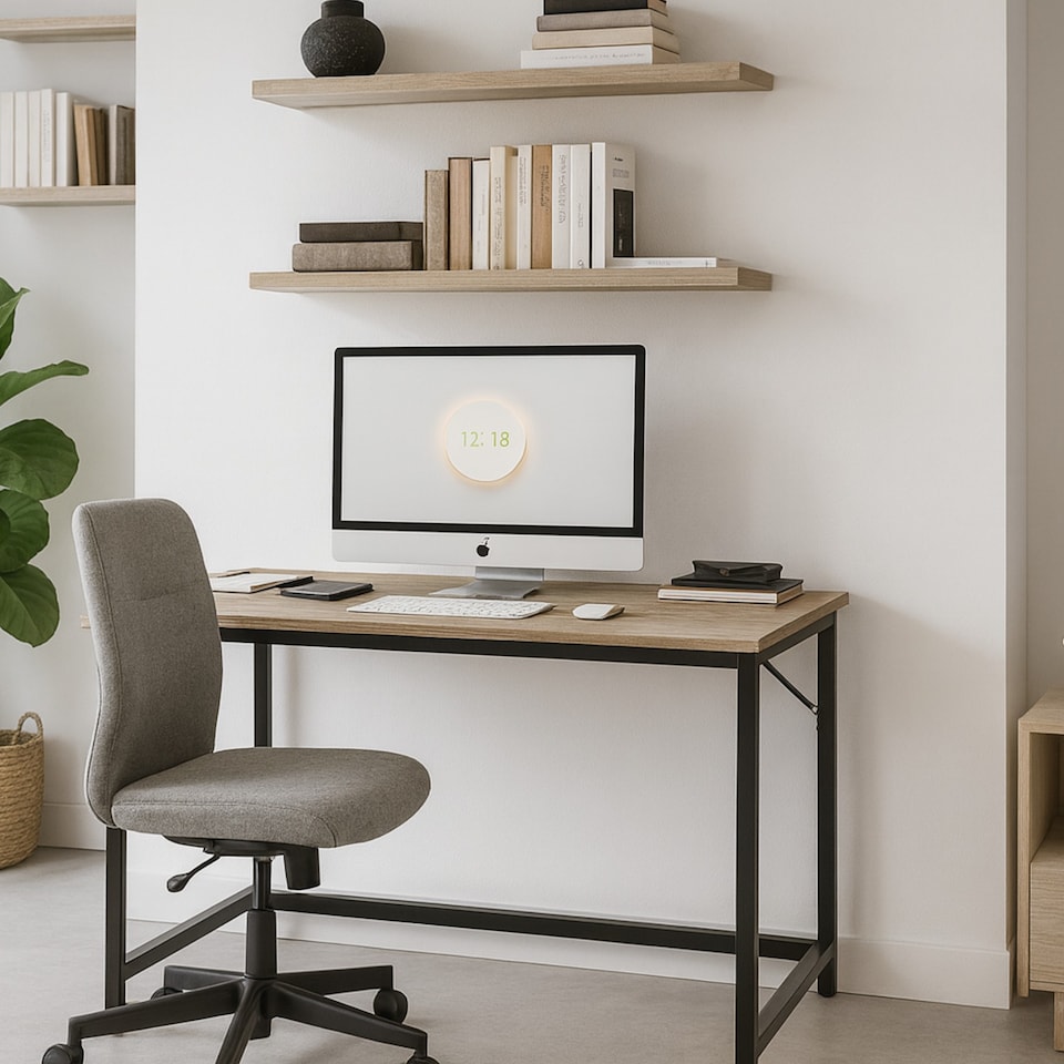 image 1 of Industrial Large 120CM Wide Computer Desk For Home Office Workstation