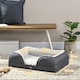image 3 of PawHut Dog Bed Calming Pet Bed Dog Mattress for Small Dogs - Charcoal Grey