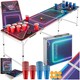 image 1 of Beer Pong Table - aluminium, LED lighting, 100 cups, 6 balls