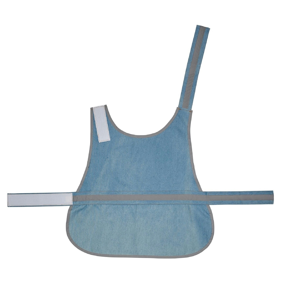 Yoko Hi-Vis Dogs Vest - Washed Denim - M