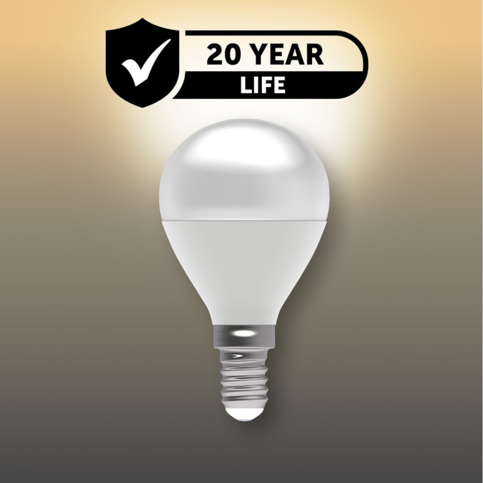 image 1 of BELL Lighting SES E14 Dimmable Golf Ball SMD Warm White 2700k 4.7WLED Bulb