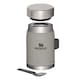 image 3 of Legendary Food Jar + Spork 0.4L Lunch Container | Grey | Grey