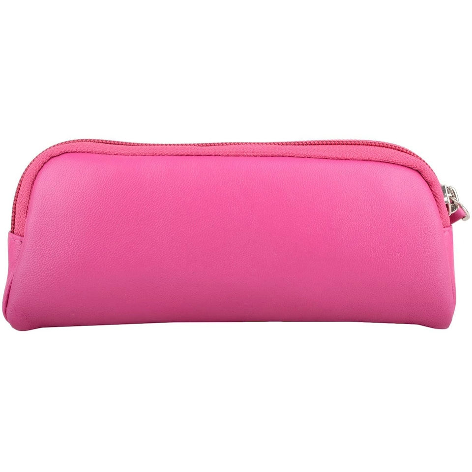 image 1 of Multi-Purpose Genuine Soft Leather Glasses Pencil Cosmetic Case Yellow | Citrus