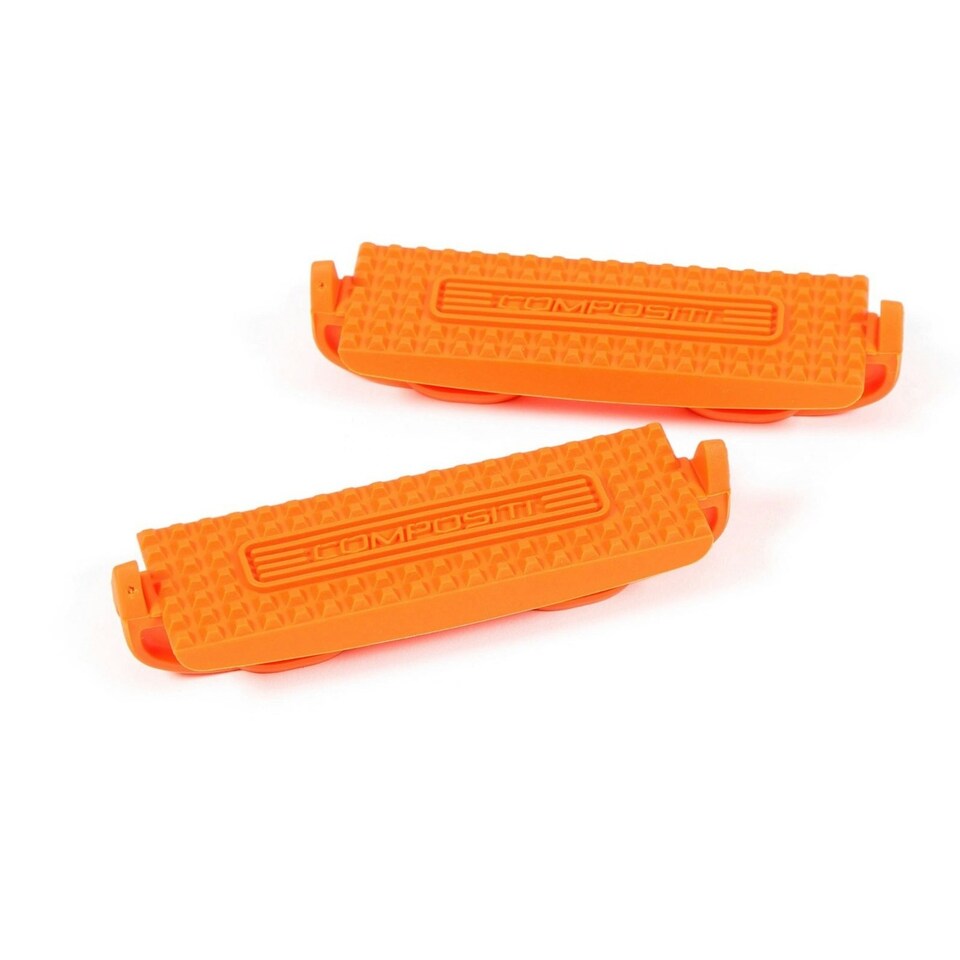 Compositi Unisex Adult Premium Profile Horse Stirrup Treads - Orange - One Size