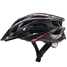 Cycle Helmet MTB Bike Bicycle Skateboard Scooter Hoverboard Safety Helmet - Drizzle Black | Black-Pink | XL