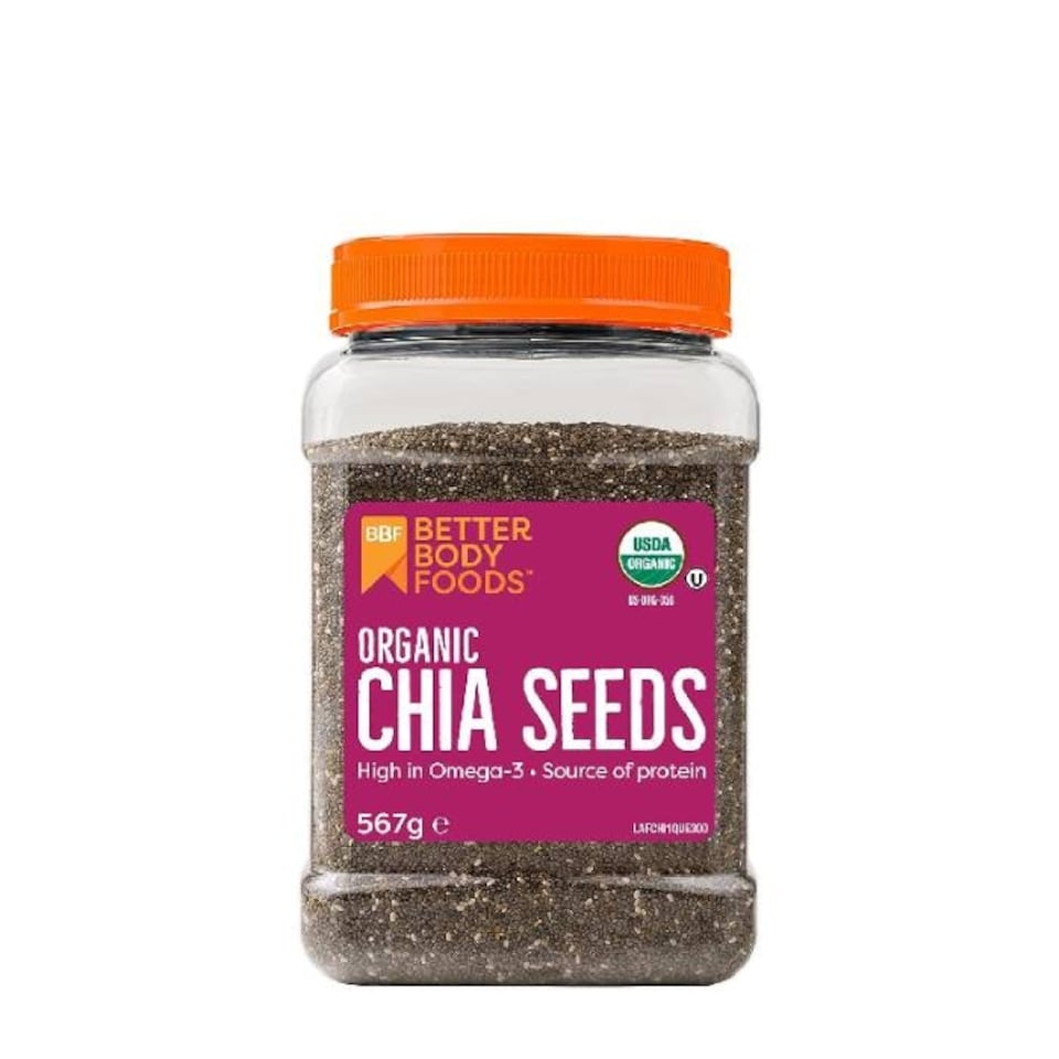 BetterBody Foods Organic Chia Seeds 567g