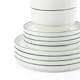 image 4 of 12pc Stackable Green Dinner Set