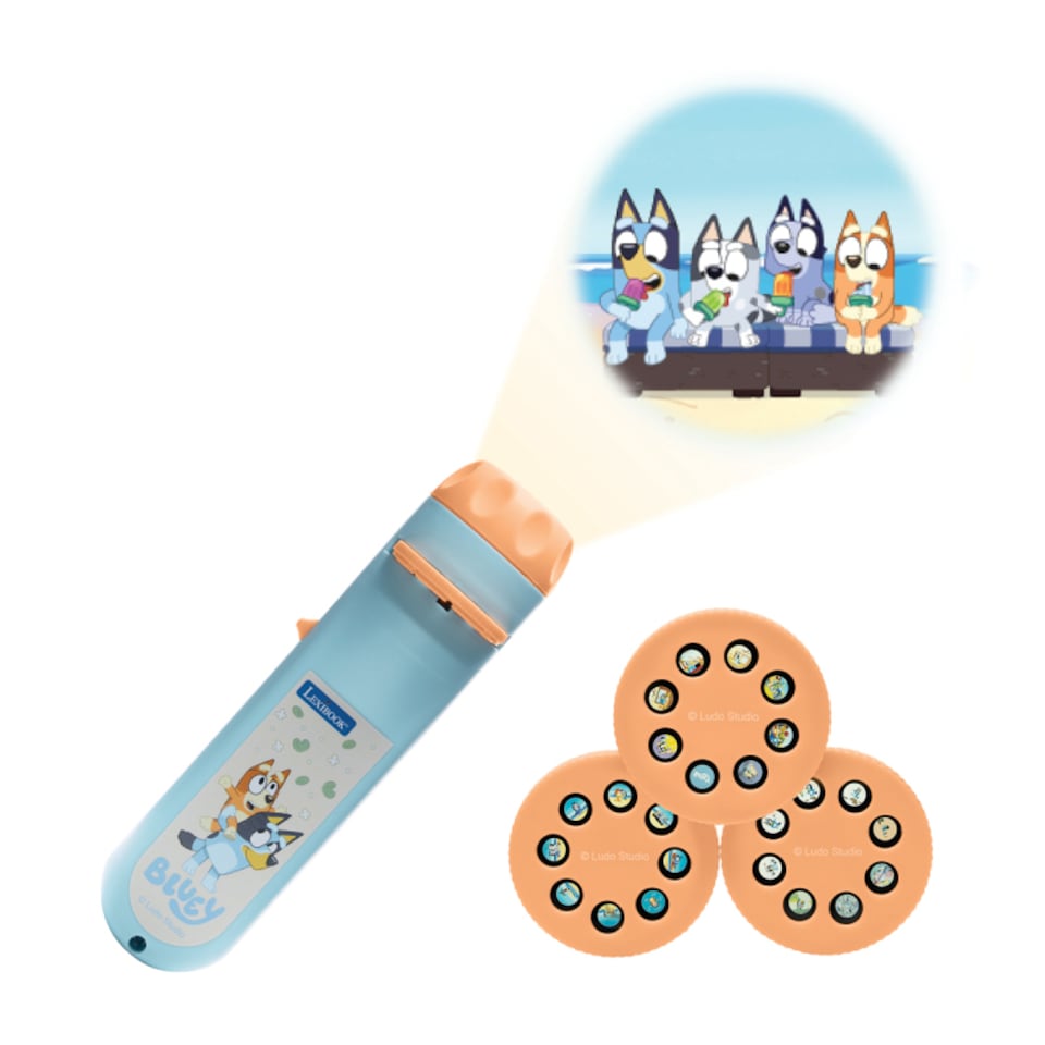 image 1 of Lexibook LTC050BY Bluey Stories & Image Projector Torch