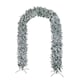 image 1 of 8ft (2.55m) Samuel Alexander Single Door Snow Flocked Christmas Tree Arch with 2000 Tips