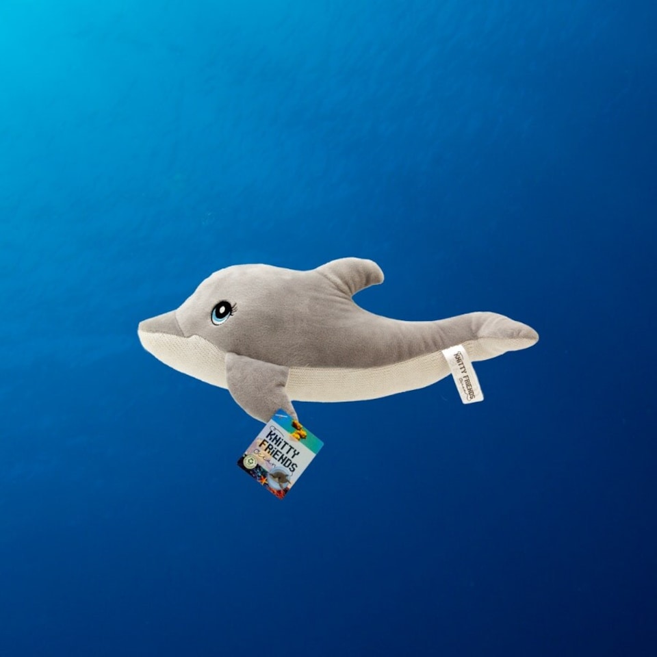 image 1 of Dave The Dolphin Knitty Friends Ocean Collection