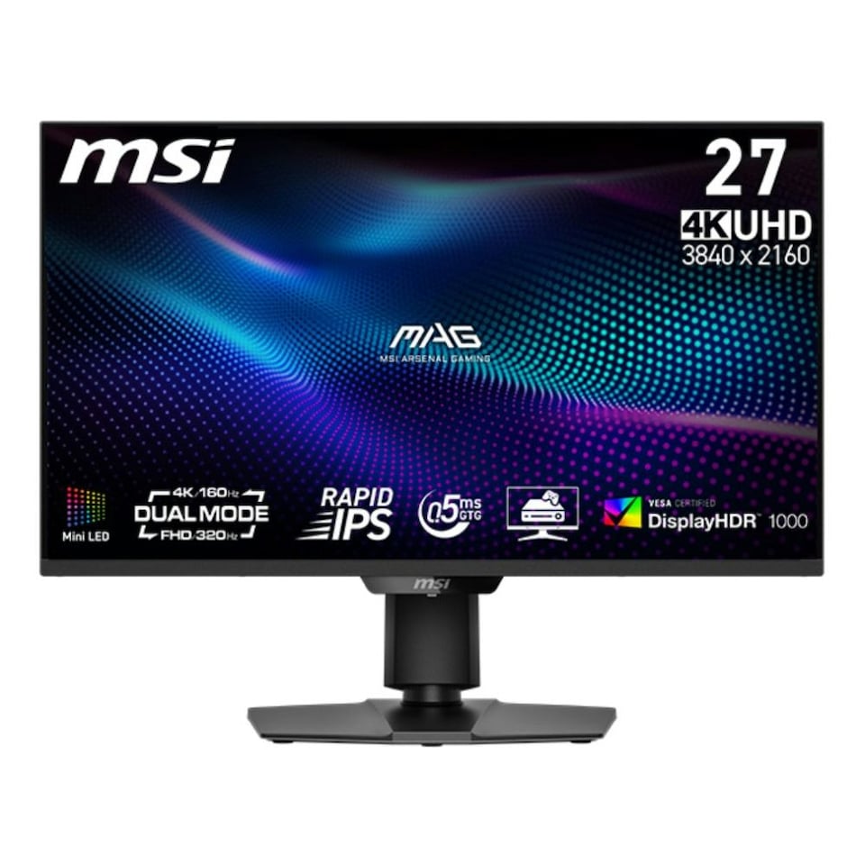 MSI MAG 274UPDF E16M 27" IPS Dual Frame UHD 4K 160Hz 0.5ms / FHD 320Hz 0.5ms Gaming monitor