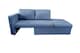 image 5 of The Brenta 2 Seater Slide Storage Sofa in Grey, Silver or Navy | Blue | One Size