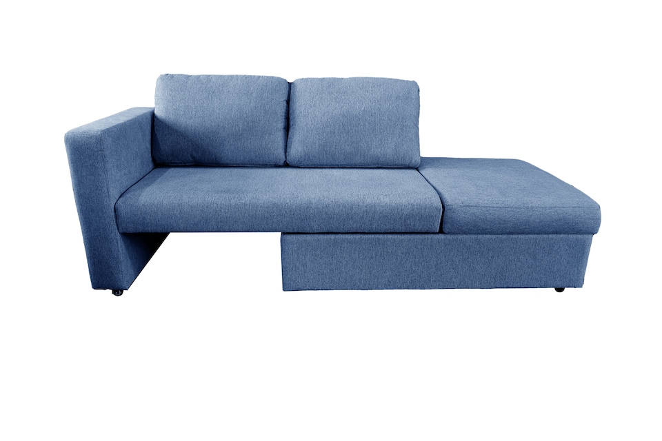 image 1 of The Brenta 2 Seater Slide Storage Sofa in Grey, Silver or Navy | Blue | One Size