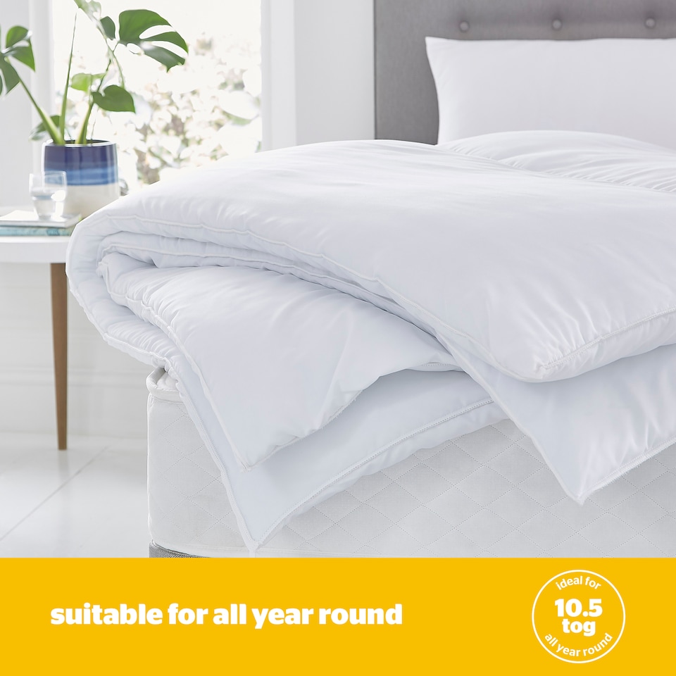 image 1 of Silentnight Essentials Duvet - 10.5 Tog | White