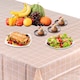 image 9 of Checkered Rectangular Tablecloth, PVC Plastic Table Cover - 137x180cm