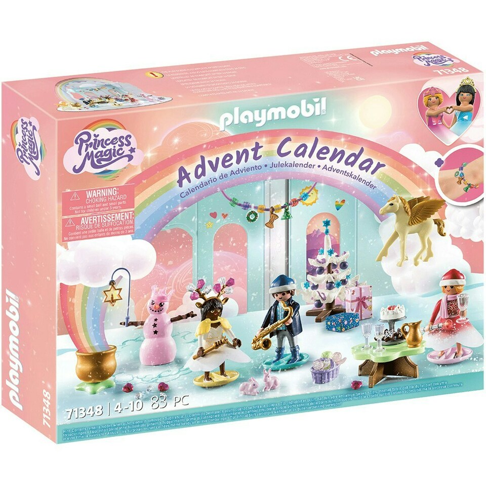 image 1 of Playmobil Princess Magic Advent Calendar Christmas Under The Rainbow