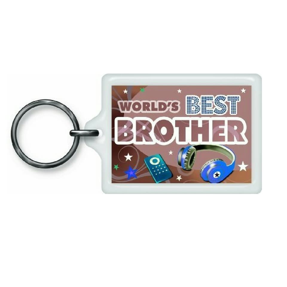 image 1 of World's Best Brother Sentimental Keyring