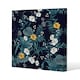 image 1 of Blue & Yellow Flowers (Canvas Print) 46 x 46 x 4cm