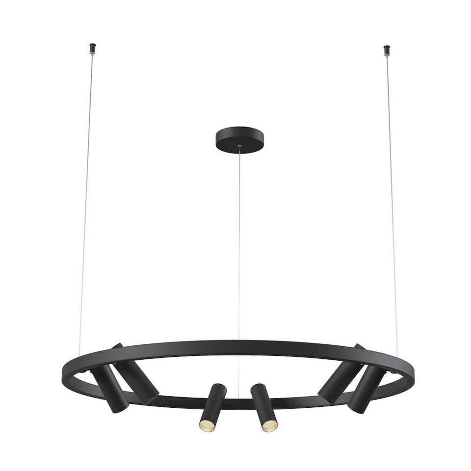 image 1 of Satellite Integrated LED Ceiling Pendant Lamp Black