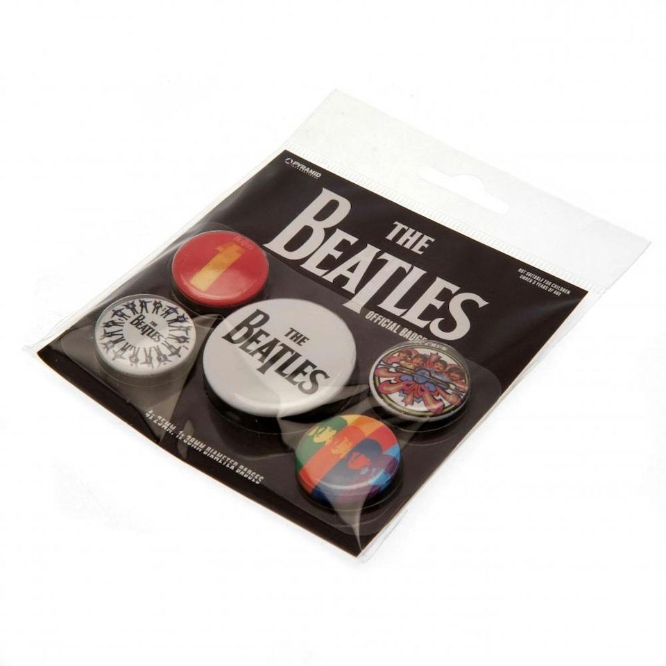 image 1 of The Rolling Stones Button Badge Set - Multi-colour - One Size