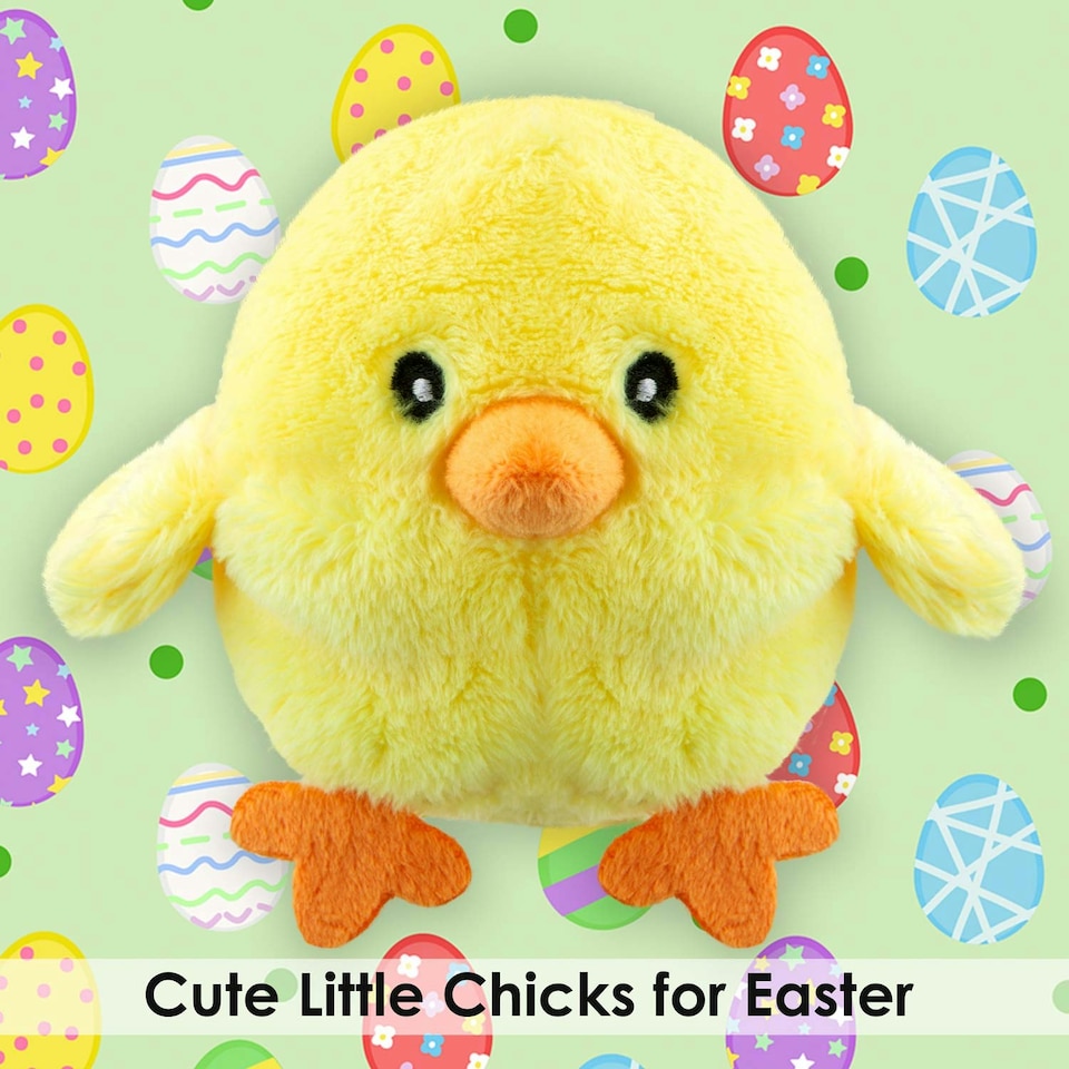 image 1 of VFM - Baby Chick Soft Easter Toy 10cm - Super Soft Cuddly (2 Pack)