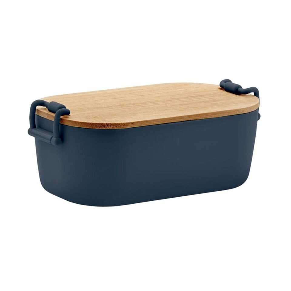 MidOcean Lekker PP Plastic 700ml Lunch Box - French Navy - One Size