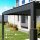 image 6 of Outsunny 3 x 3(m) Electric Louvered Pergola Aluminium Pergola w/ LED Light
