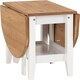 image 7 of Santos Drop Leaf Extending Coffee Table Blue | Navy Blue