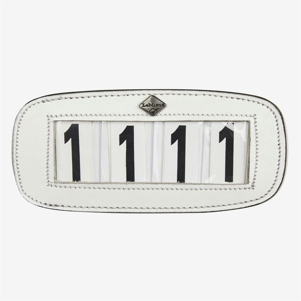 image 1 of LeMieux Saddle Number Holder 4 Spaces White | One Size
