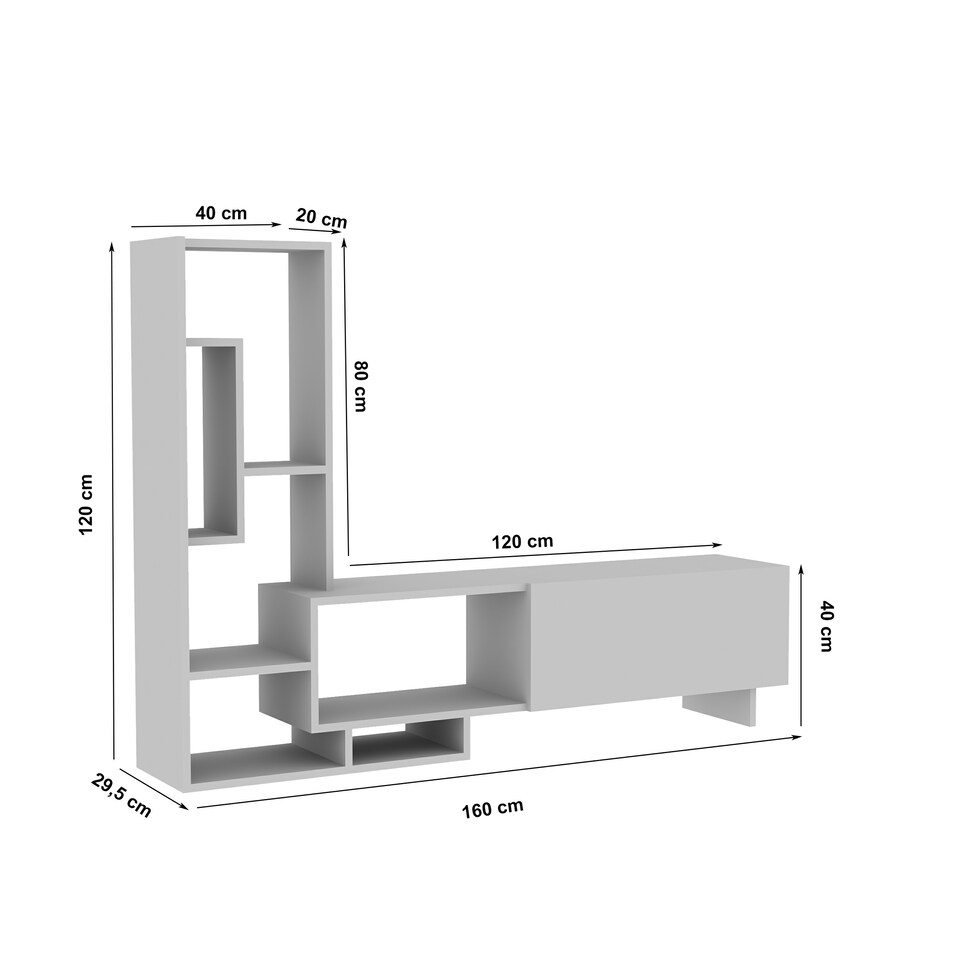 image 1 of Decorotika Pegai  TV Unit for TVs up to 50 inches