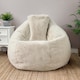 image 1 of rucomfy Indoor Faux Fur Adults Bean Bag - Hygge Style Lounger Chair