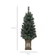 image 3 of HOMCOM 4ft Artificial Christmas Tree with 80 Warm White LED Lights Remote