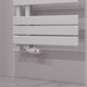 image 2 of Stirling Bold - White Thermostatic Radiator Valve & Lockshield Corner 15mm