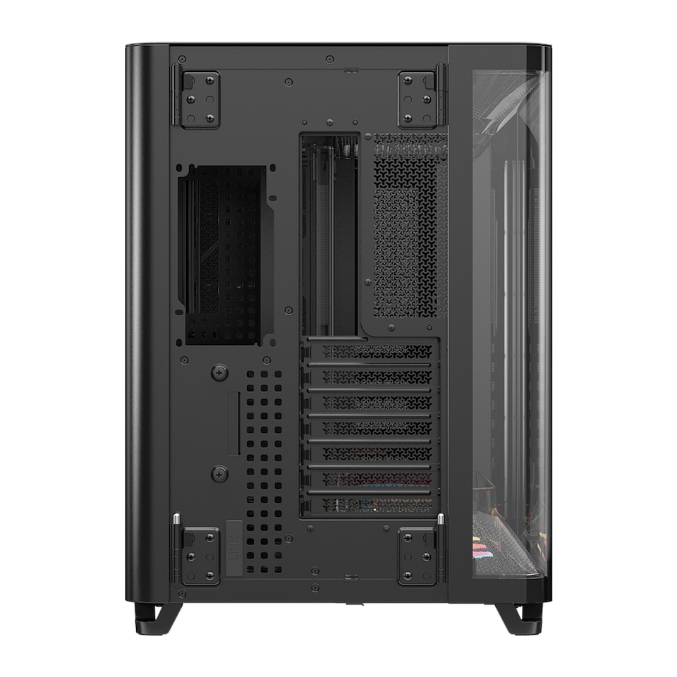 image 1 of Corsair Air 5400 LX-R RGB iCUE LINK Triple Chamber Mid-Tower PC Case Black - CC-9011320-WW