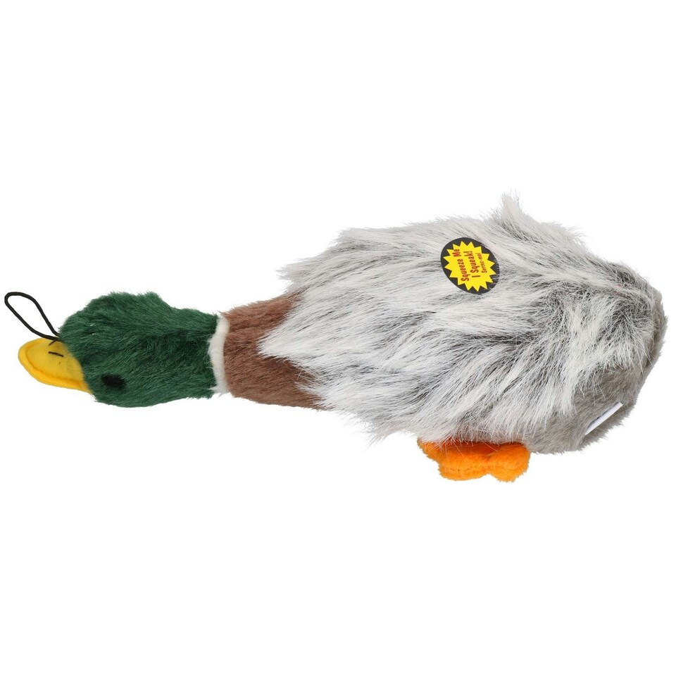 image 1 of Migrator Mallard Large Soft Plush Dog Toy With Authentic Sound 35cm