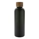 image 1 of XD Collection Recycled Stainless Steel 500ml Bottle - Black - One Size Black | One Size