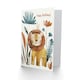 image 2 of Cute Safari Jungle Plants Illustration Girl Daughter Son Birthday Card