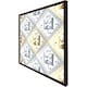 image 1 of Egyptian hieroglyphs in gold & silver (Picture Frame) Brown | XS