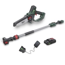 Webb Eco 20V 15cm Cordless Pruning Saw with Telescopic Extension Pole | Multi | 1 x Cordless Pruning Saw and Extension Pole