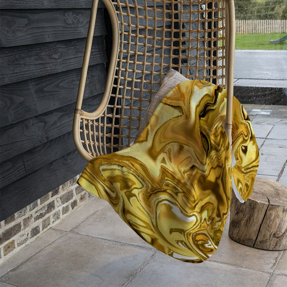 image 1 of Golden Liquid (Blanket)