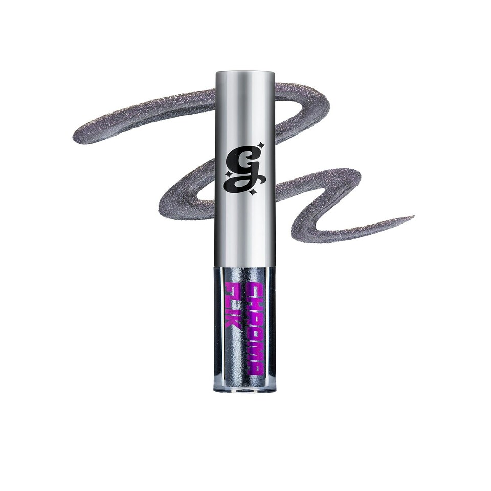 image 1 of Silver Fox Chroma Flik - Liquid Liner - Glisten Cosmetics Silver