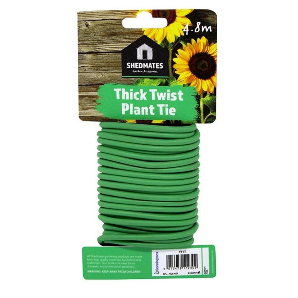 image 1 of Kingfisher Thick Twist Plant Tie 4.8m - One Colour - One Size