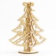 image 2 of Christmas Tree Cutout 3D Wooden Table Decoration 16cm