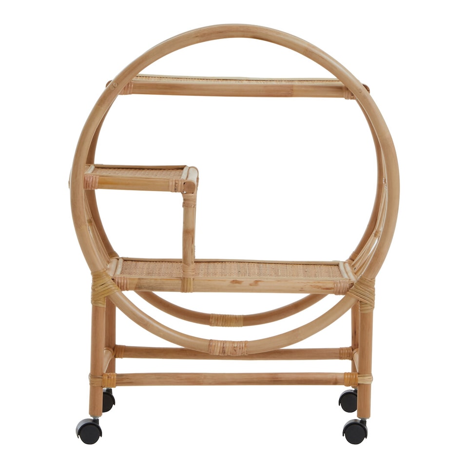 image 1 of Mataram Rattan Bar Trolley